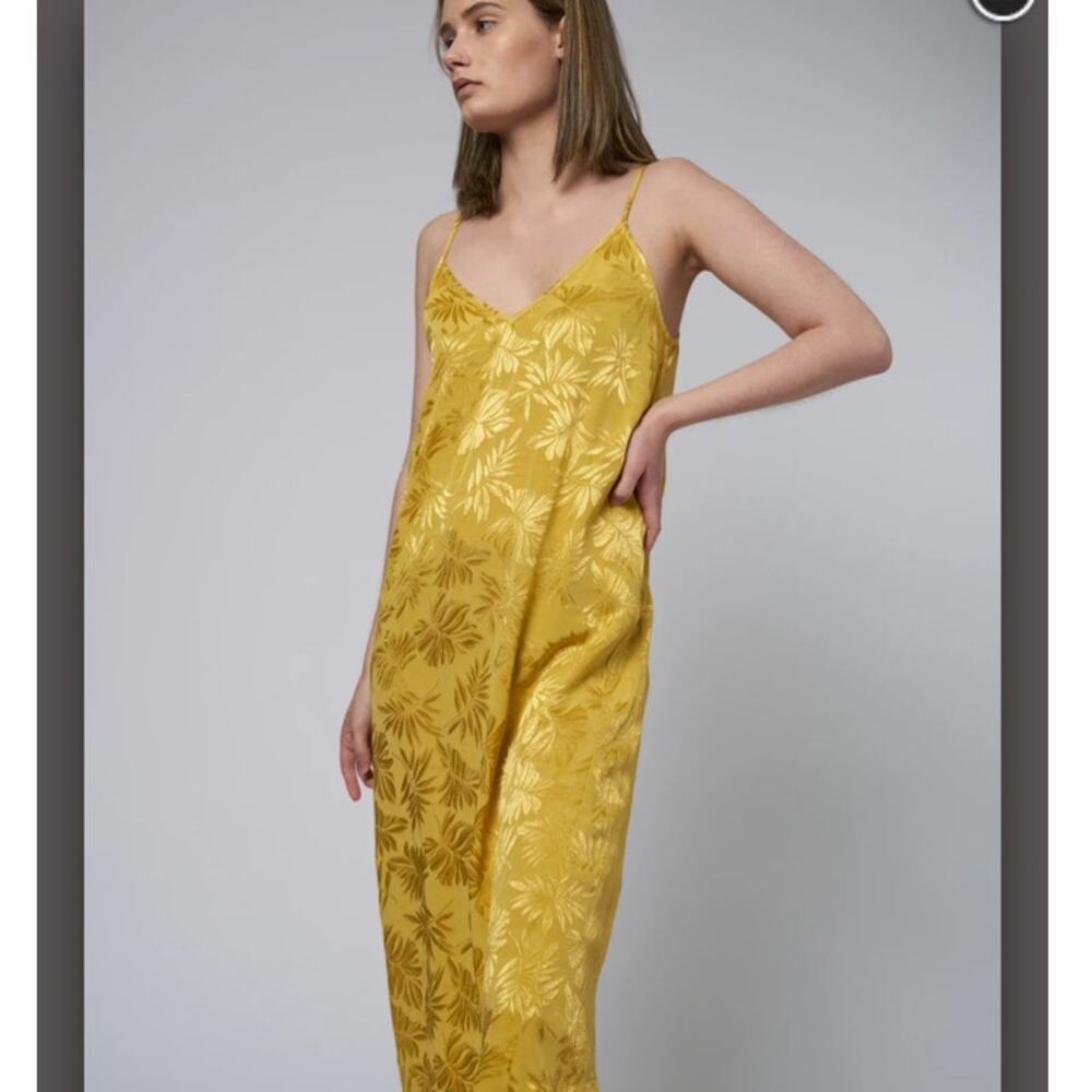 NWT XIRENA Amber Sun Palm Midi Dress Size XS - Picture 2 of 7